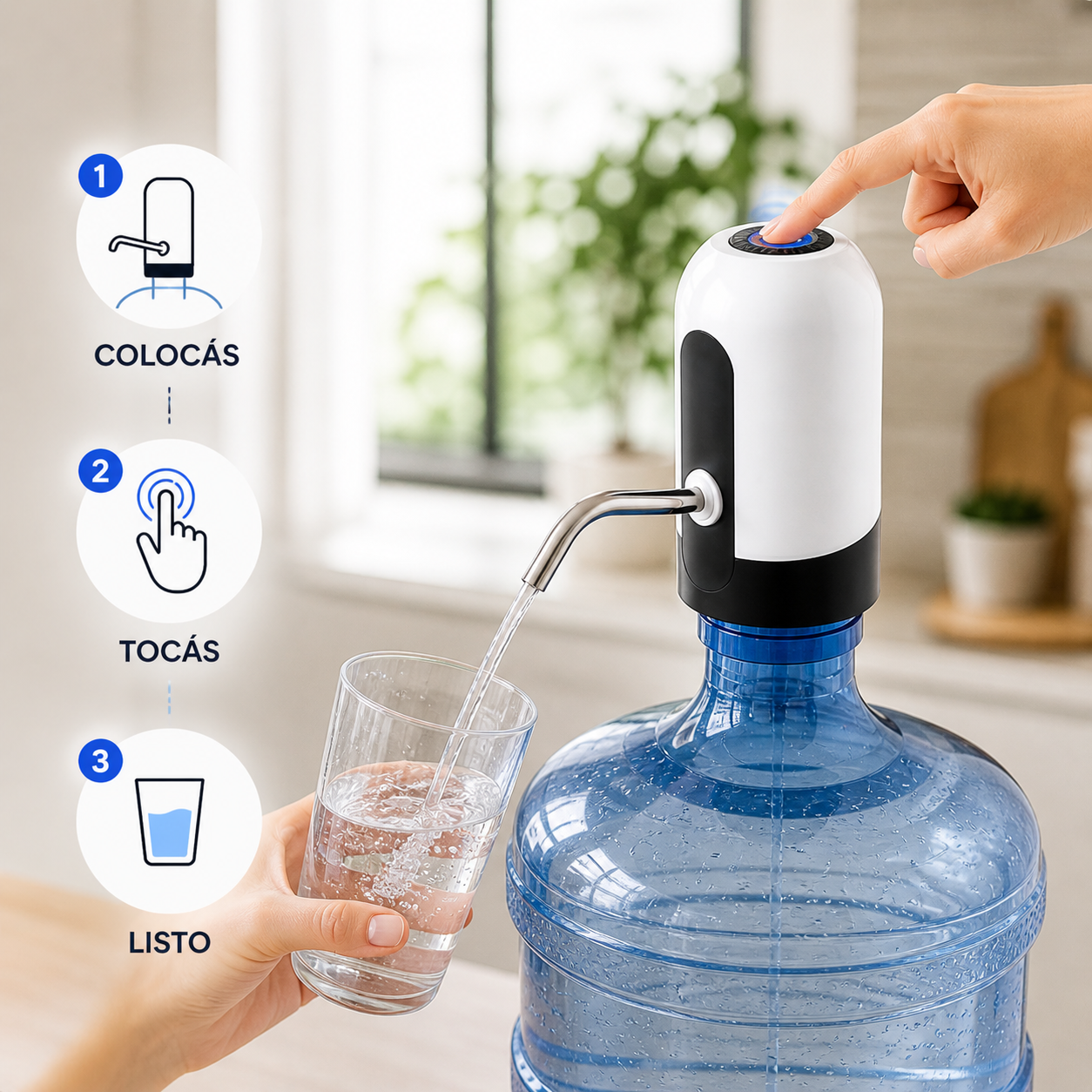 Uso del dispenser autom&aacute;tico